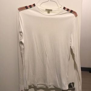 Burberry brit long sleeve tee shirt